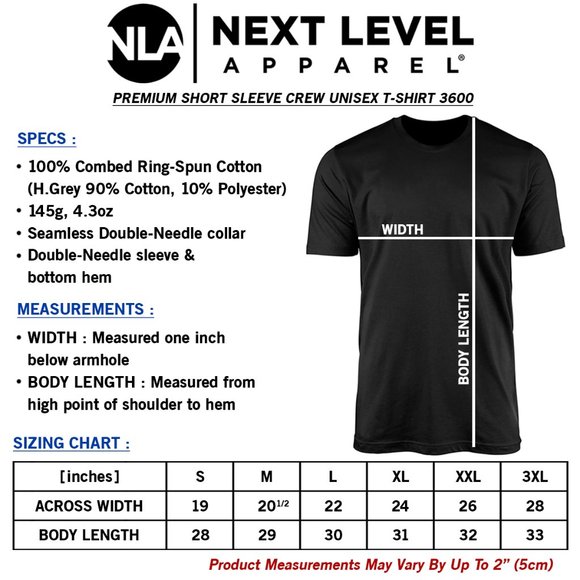 NLA "Deebo Jr" Unisex T-Shirt / Black M-2XL - Picture 2 of 2